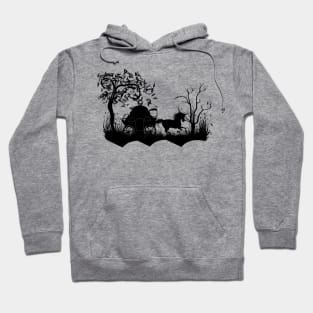 Drive in the night by carriage Hoodie